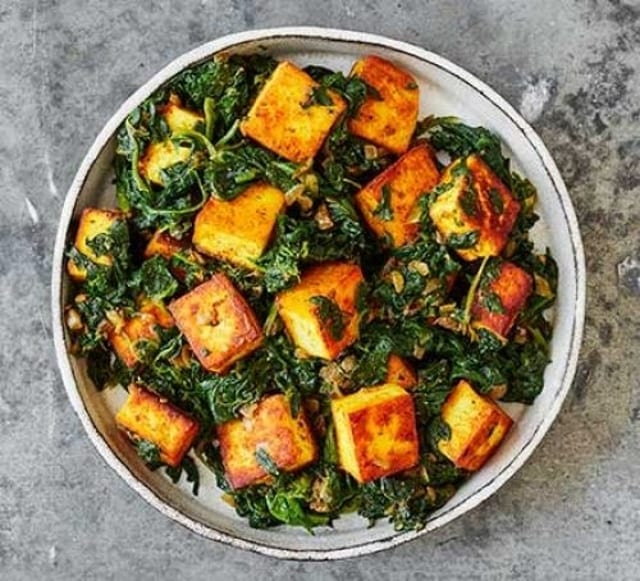 Saag Paneer.