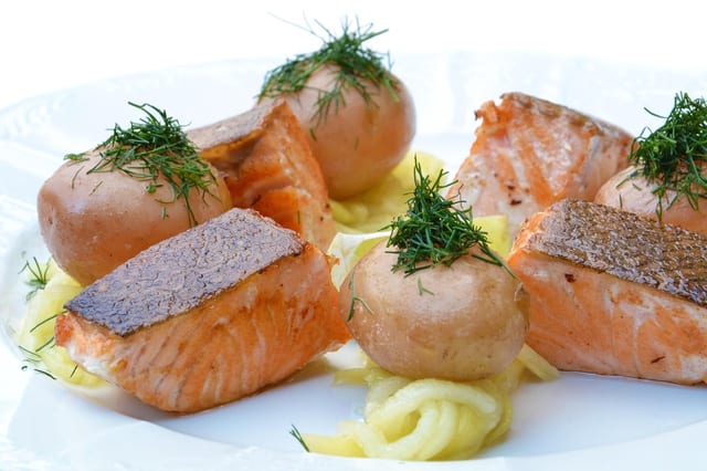 Salmon Tandoori.