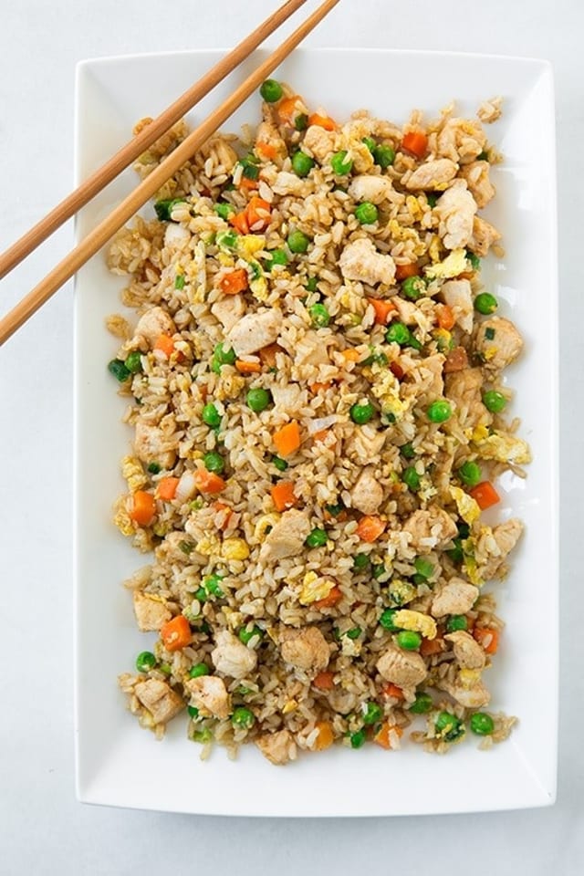 Fried Rice Tray.