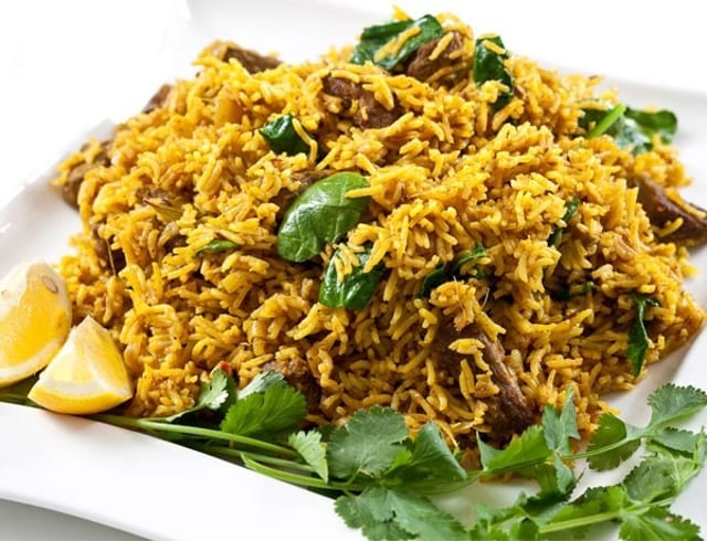 Lamb Biryani.