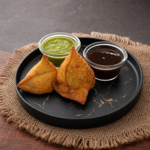 Vegetable Samosa (2 Pieces).
