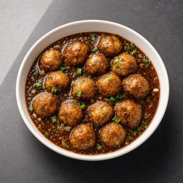 Vegetable Manchurian.