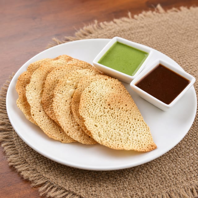 Papadum (3 Pieces).